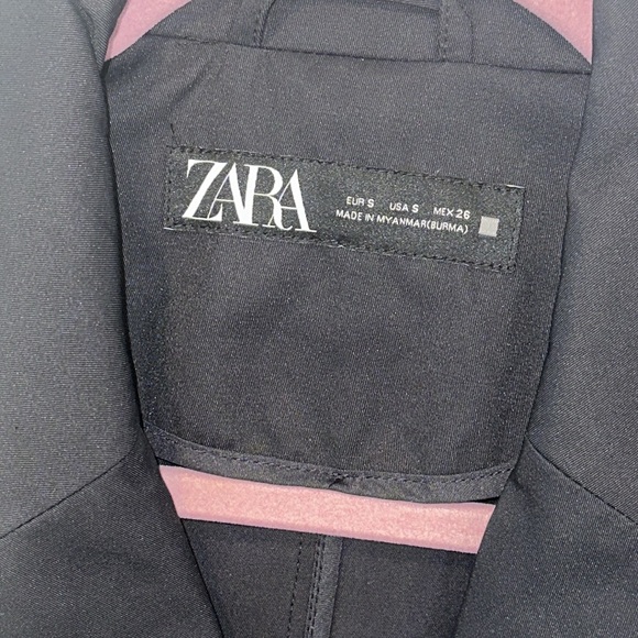 🗓️ Double-breasted Trench Coat in Navy Blue - Picture 8 of 11